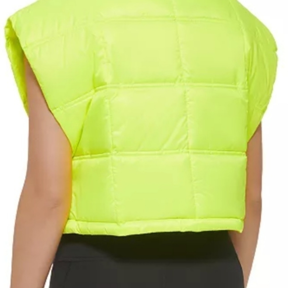 Cropped zip up vest - Picture 3 of 4